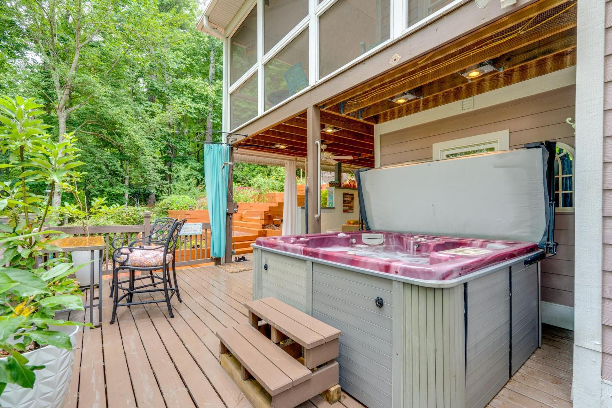 Creekside Hendersonville Haven Hot Tub And Fire Pit Εξωτερικό φωτογραφία