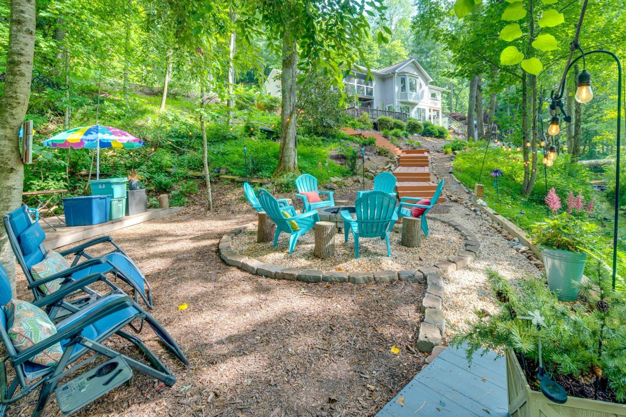 Creekside Hendersonville Haven Hot Tub And Fire Pit Εξωτερικό φωτογραφία