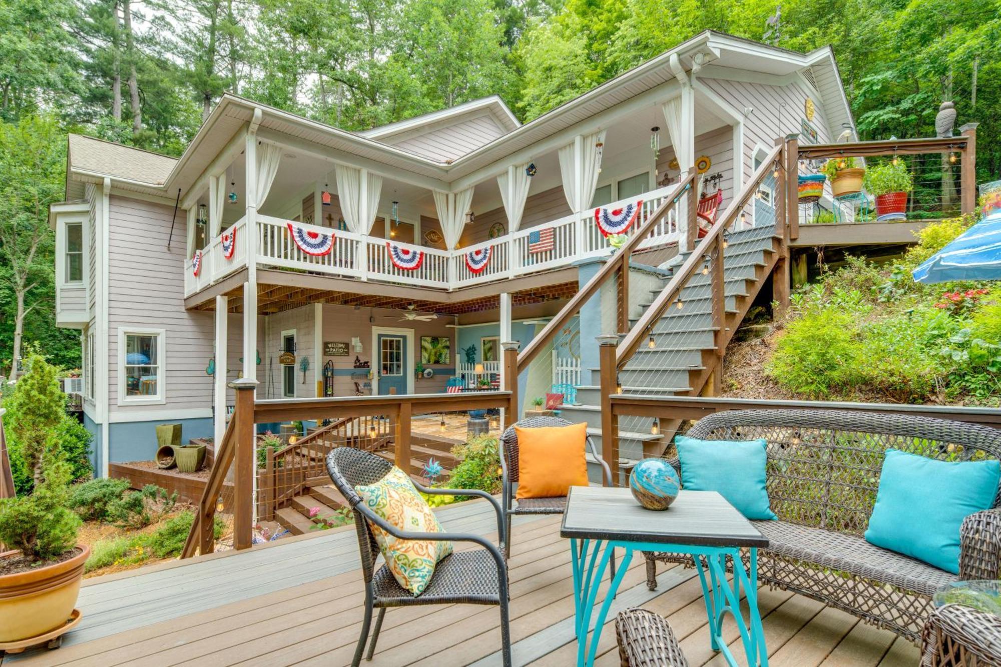 Creekside Hendersonville Haven Hot Tub And Fire Pit Εξωτερικό φωτογραφία